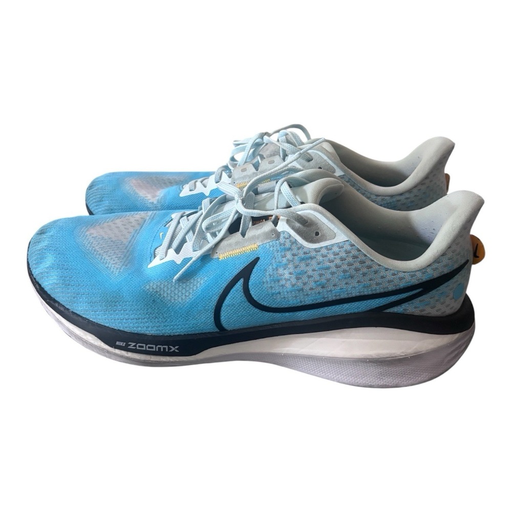 Nike ZoomX Vomero 17 Mens Size 16 Blue Running Shoes Comfort Athletic Sneakers